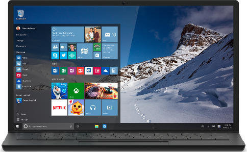 uiterlijk van windows 10